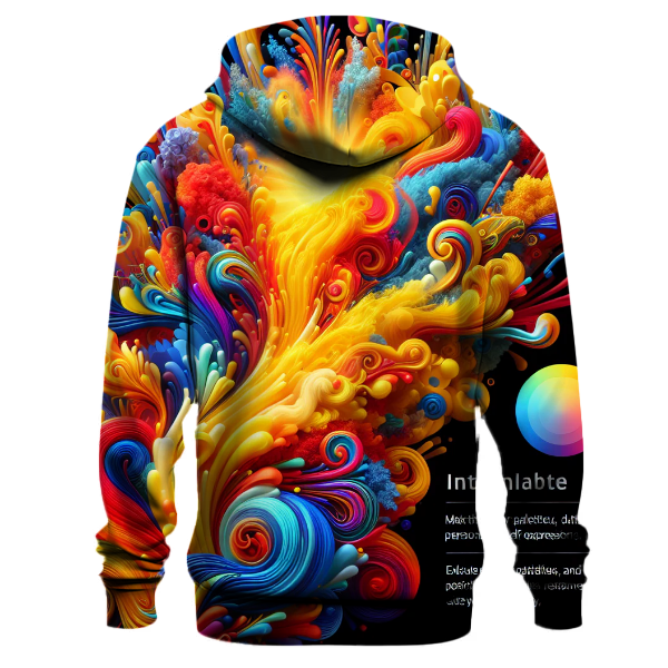 Vivid Dreamscape Tie-Dye Design Hoodie