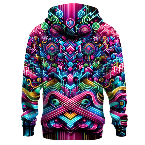 Rave Party Graphics Hoodie