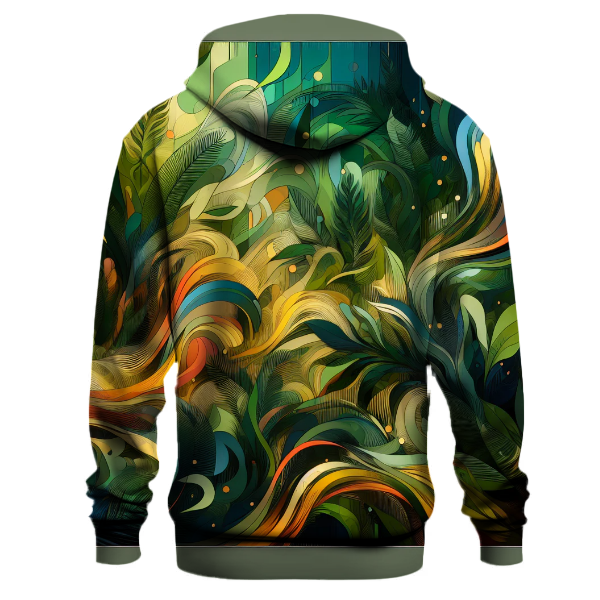 Colorful Abstract Jungle Hoodie