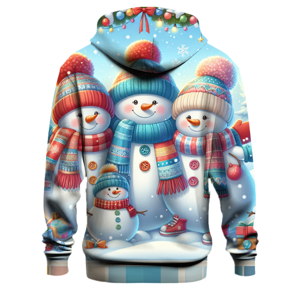 Joyful Holiday Snowmen Hoodie