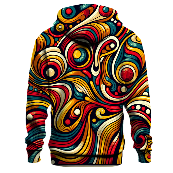 Funky Floral Frenzy Hoodie