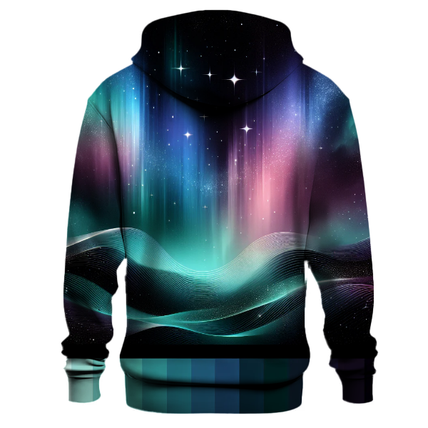 Cascading Aurora Glimmer Hoodie