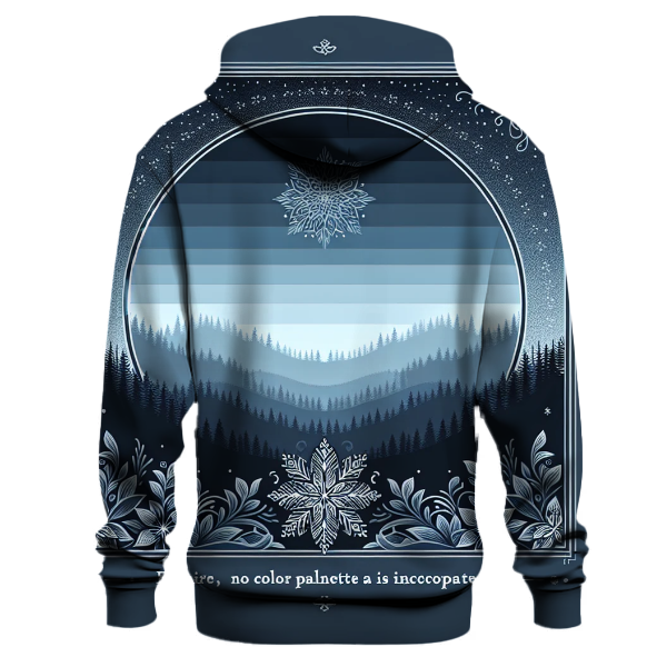 Winter Night Gradient Hoodie