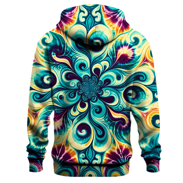 Retro Tie-Dye Swirls Hoodie