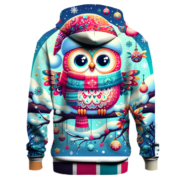 Jolly Holiday Owl Friends Hoodie