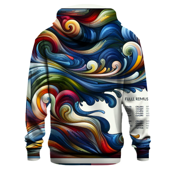 Abstract Oceanic Harmony Hoodie