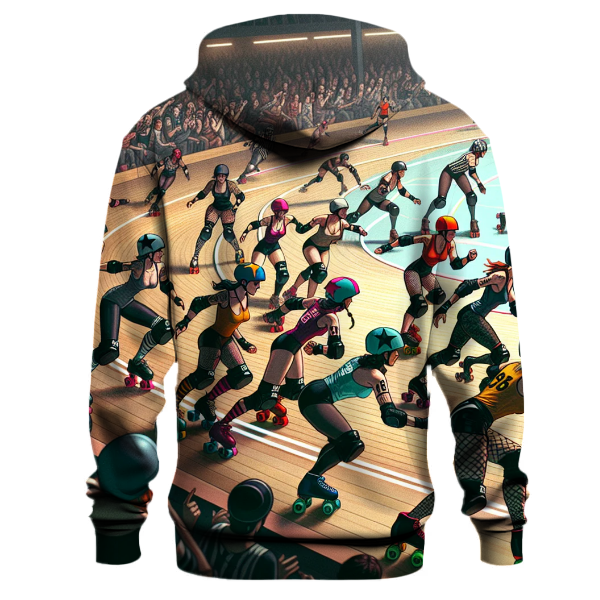 Roller Derby Thrills Hoodie