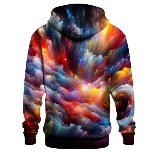 Cosmic Abstract Fusion Hoodie