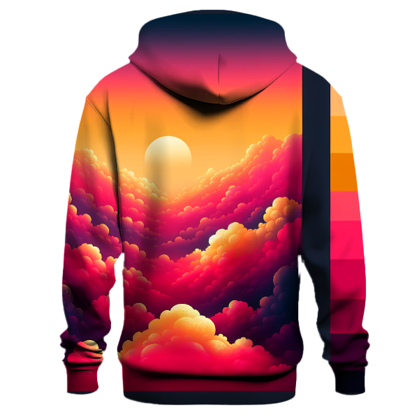 Sunset Coral Gradient Hoodie