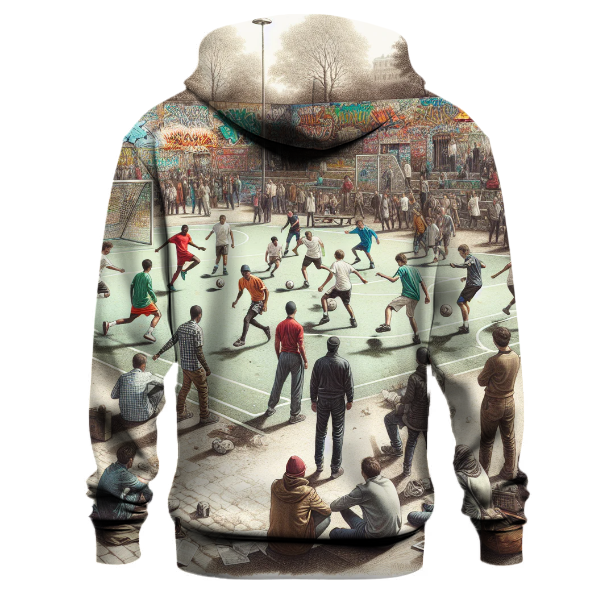 Urban Graffiti Football Hoodie