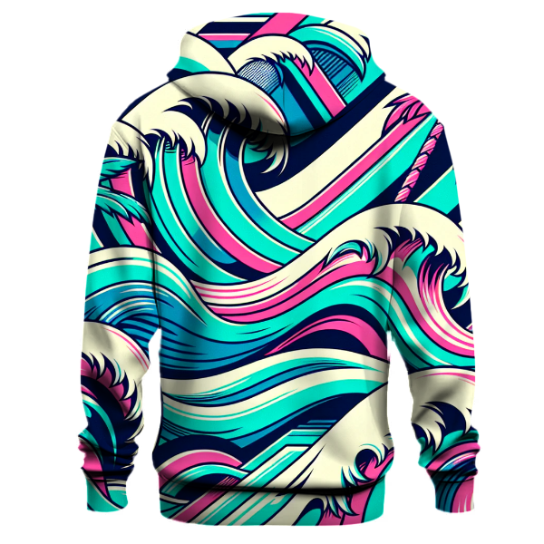 Retro Electric Waves Hoodie