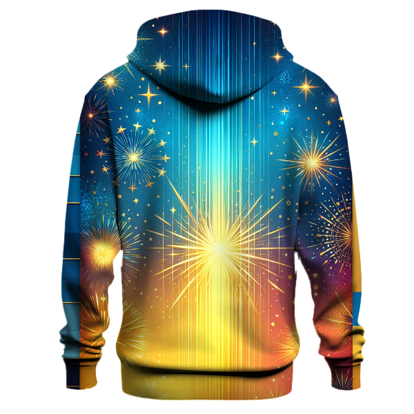 Fireworks Celebration Gradient Hoodie