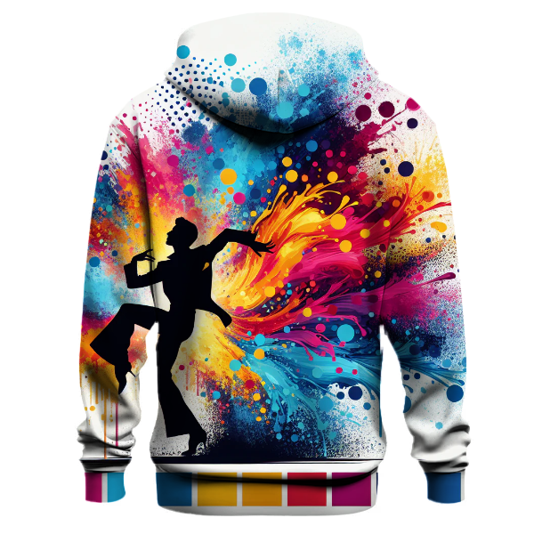 Funky Dancer Silhouette Hoodie
