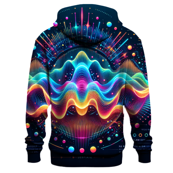 Retro Frequency Wave Hoodie