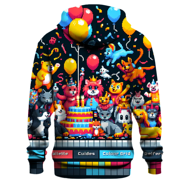 Pixel Party Animals Hoodie