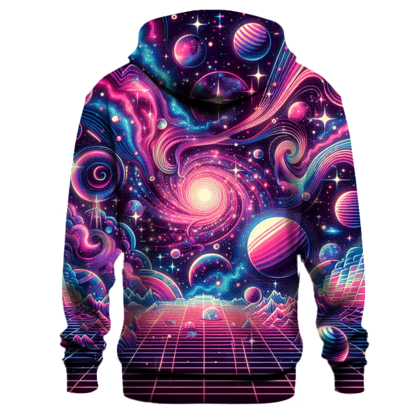 Cosmic 80s Lightshow Hoodie