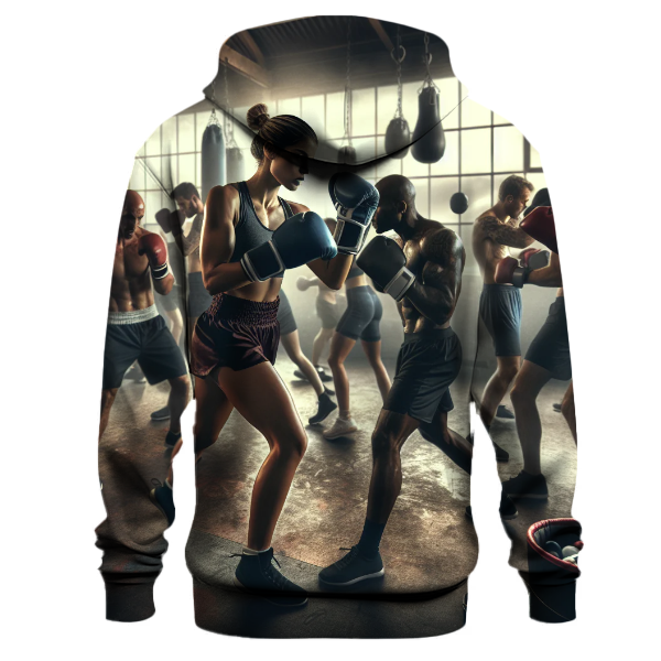 Boxing Strength and Resilience Hoodie