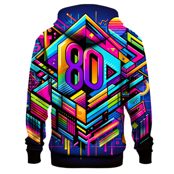 Neon Retro Vibes Hoodie
