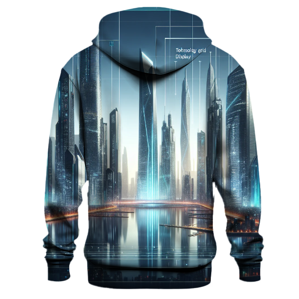 Futuristic Skyline Panorama Hoodie