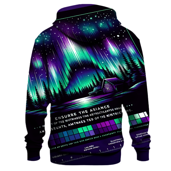Luminous Aurora Borealis Hoodie