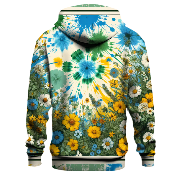 Vivid Spring Meadow Hoodie