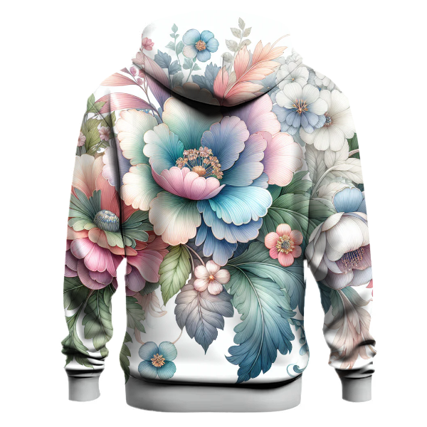 Dreamy Floral Watercolors Hoodie