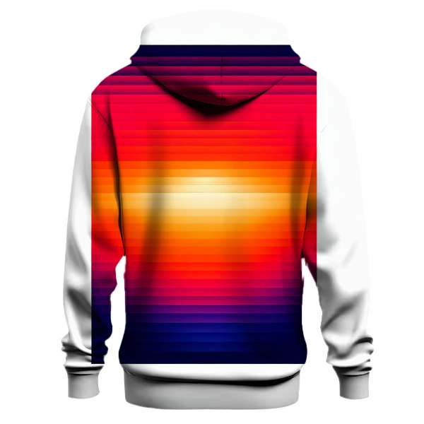 Bold Sunset Splash Hoodie