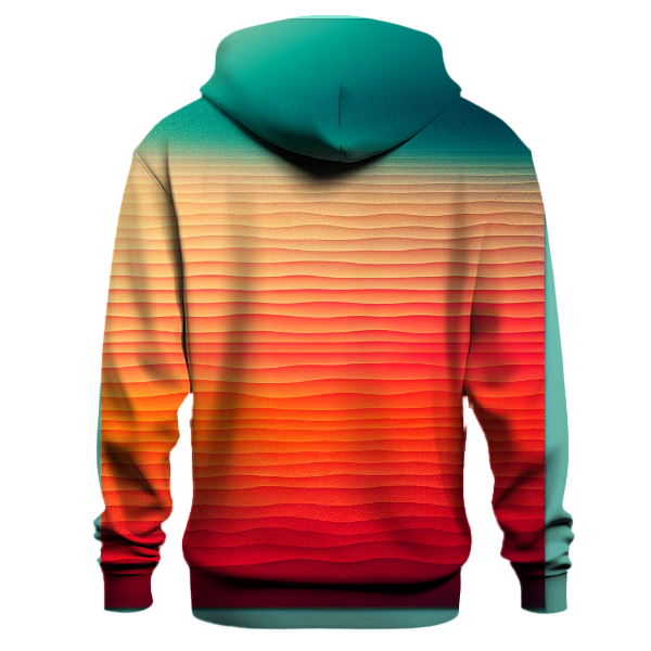 Coral Reef Sunrise Gradient Hoodie
