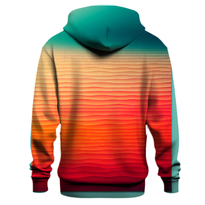 Coral Reef Sunrise Gradient Hoodie