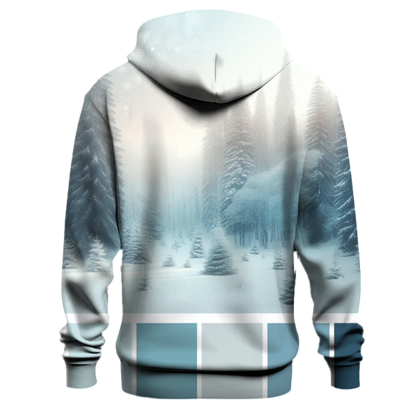 Snowy Pine Forest Hoodie