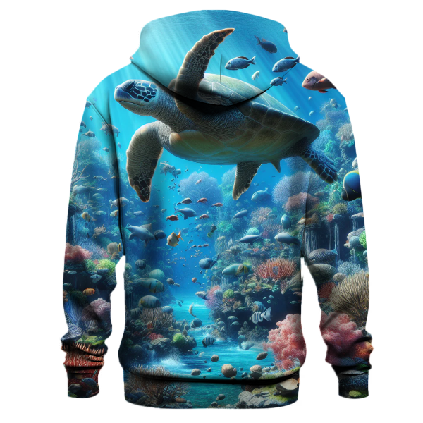Cosmic Turtle Voyage Hoodie