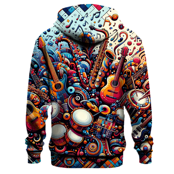 Energetic Music Festival Vibes Hoodie