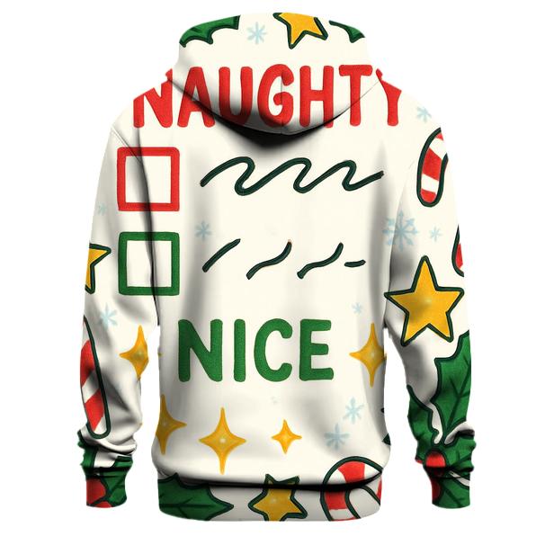 Naughty or Nice Checklist Hoodie