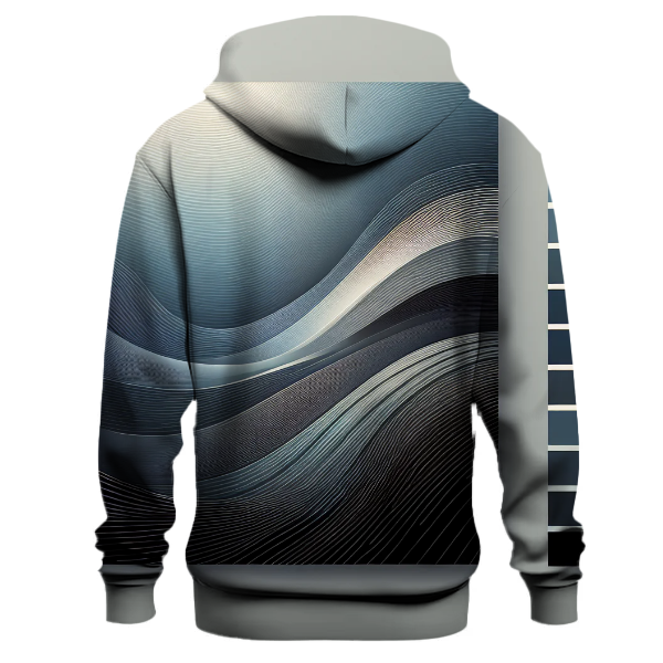 Steel Blue Reflection Hoodie
