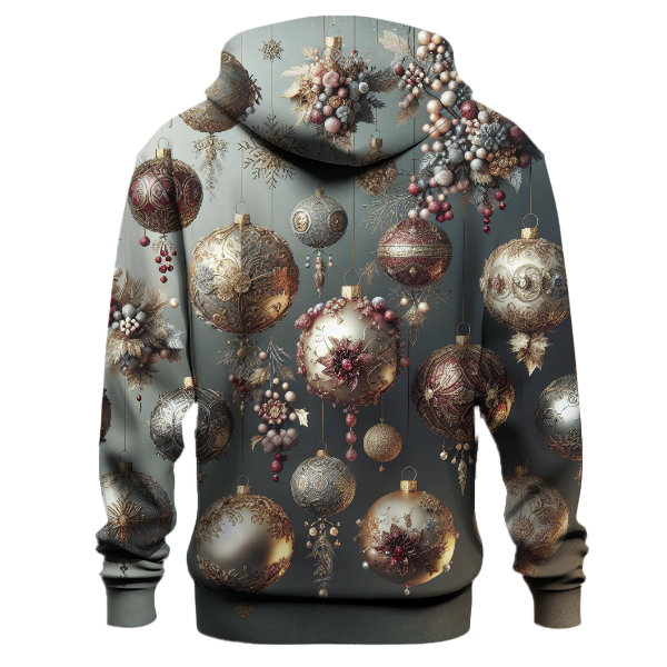 Elegant Christmas Ornaments Hoodie