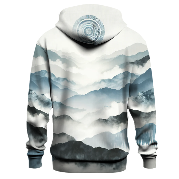 Misty Mountain Tie-dye Design Hoodie