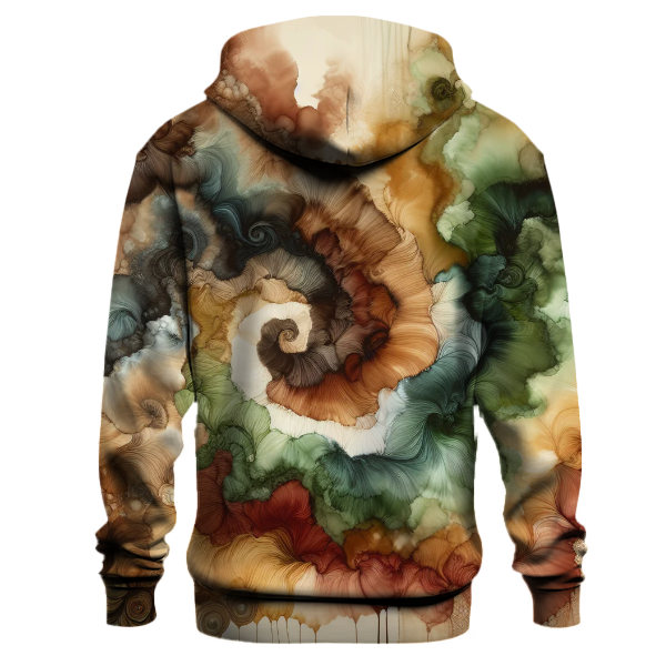 Earthy Tie-Dye Echo Hoodie