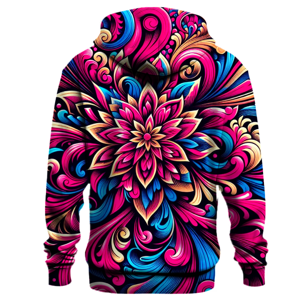 Floral Burst Hoodie