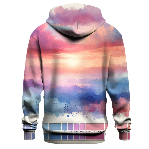 Dreamy Watercolor Sky Hoodie