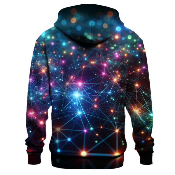 Neon Network Pulse Hoodie