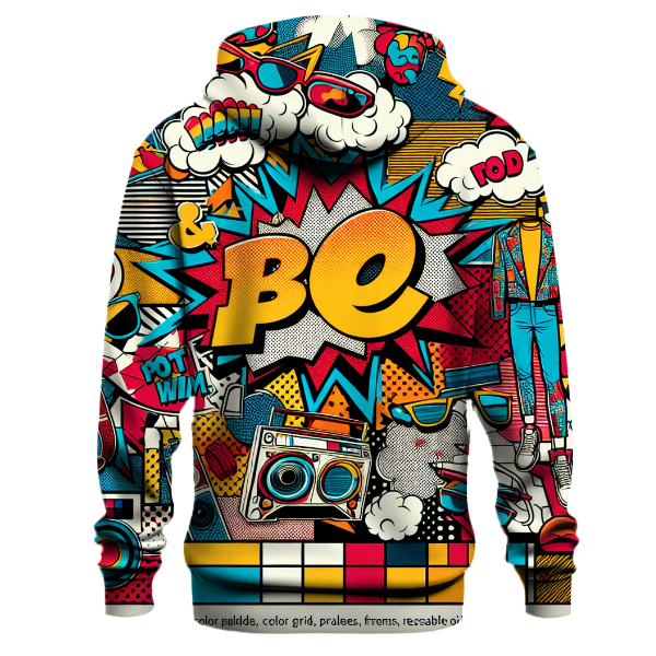 Classic Retro Pop Art Hoodie