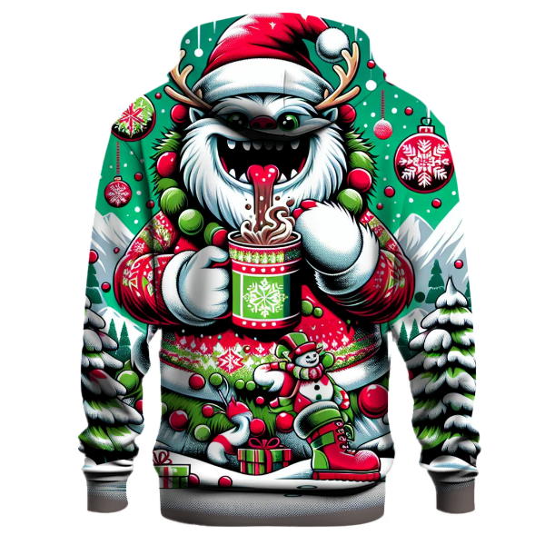 Jolly Yeti Christmas Hoodie