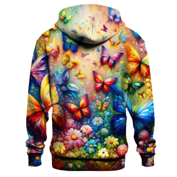 Charming Butterfly Meadow Hoodie