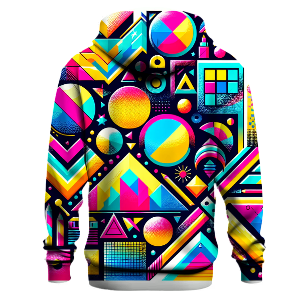 Radical Retro Geometry Hoodie