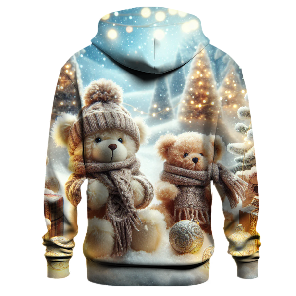 Teddy Bear Winter Wishes Hoodie