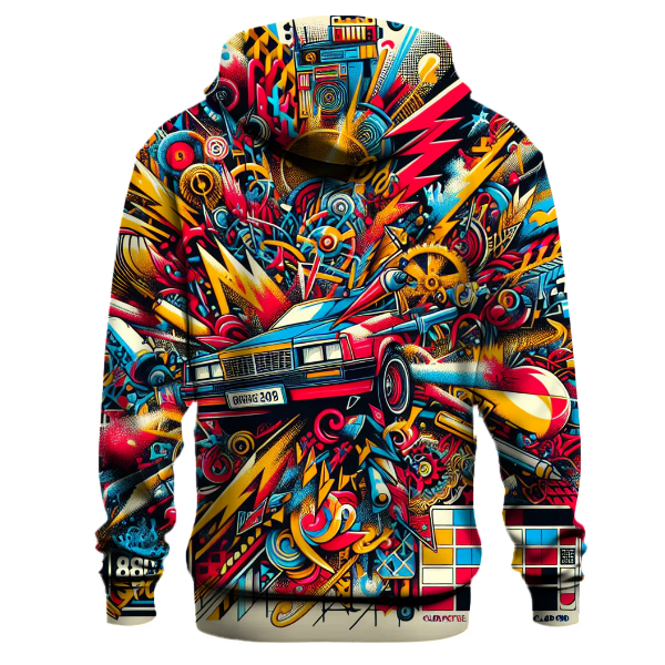 Retro Graffiti Art Hoodie