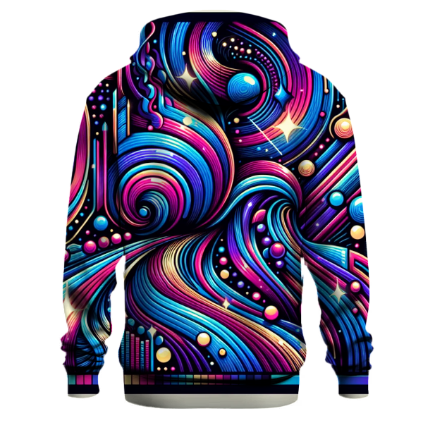 Retro Electric Groove Hoodie