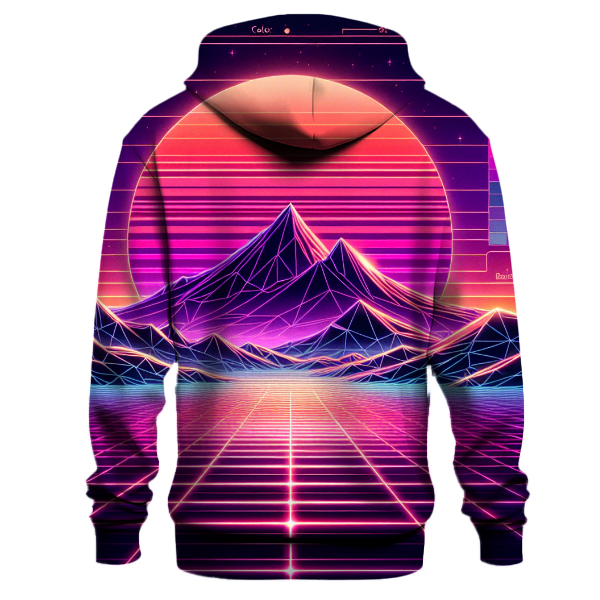 Colorful 80s Synthwave Hoodie