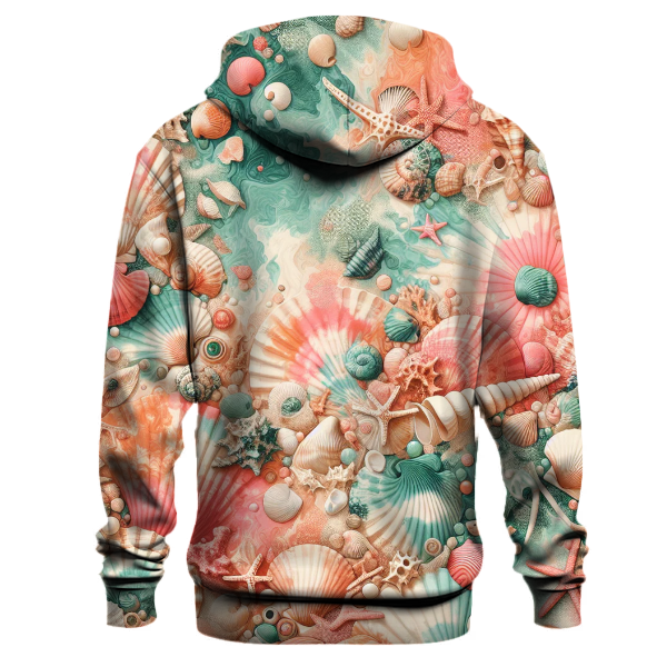 Coral Seashells Hoodie