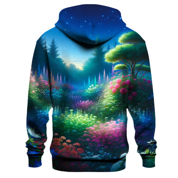 Enchanting Night Garden Hoodie